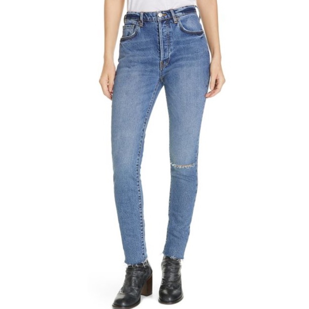 We the Free High Rise Distressed Stella Jeans